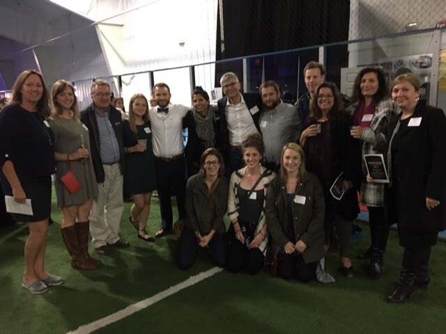 Appcast team members celebrating at the Rising Stars Awards.