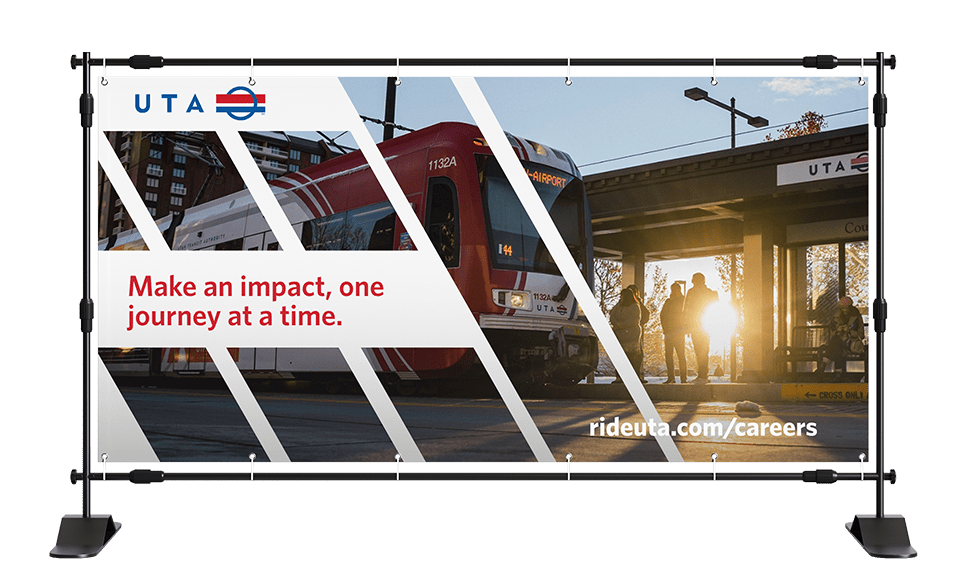 Billboard created for Utah Transit Authority by the Appcast Brand & Creative team