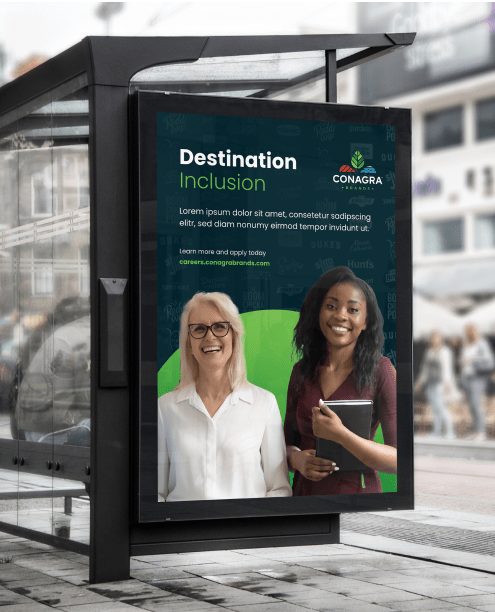 Conagra Billboard created by Appcast Brand and Creative